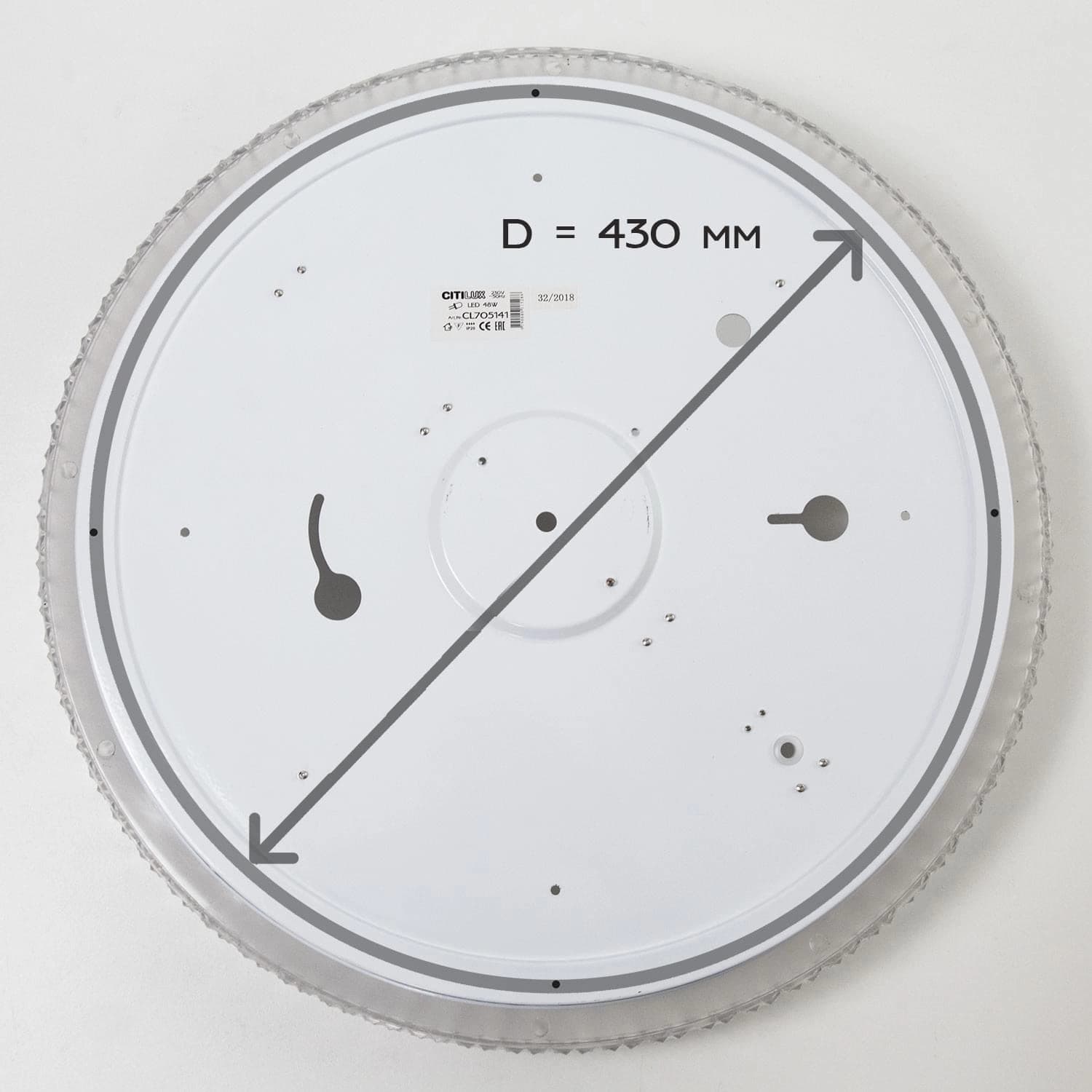 Citilux CL705141 Кристалино Круг Свет-к Наст.-Потол — миниатюра 3
