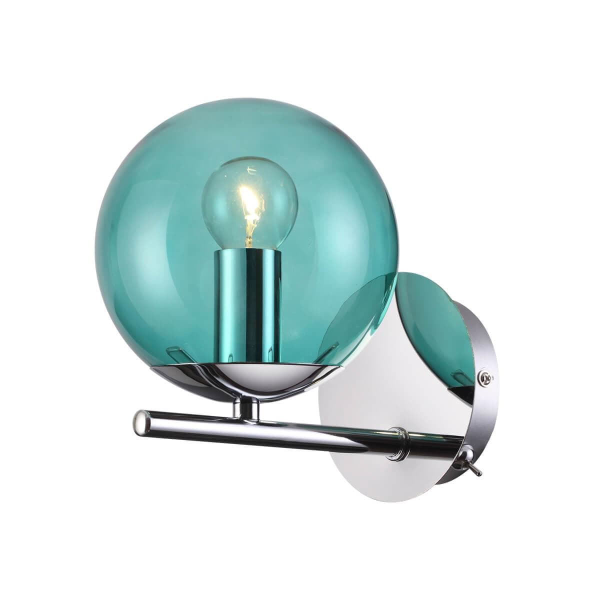Lumion 4454/1WT LN20 058 хром, голубой Бра E14 1*60W 220V SIERRA — миниатюра 1