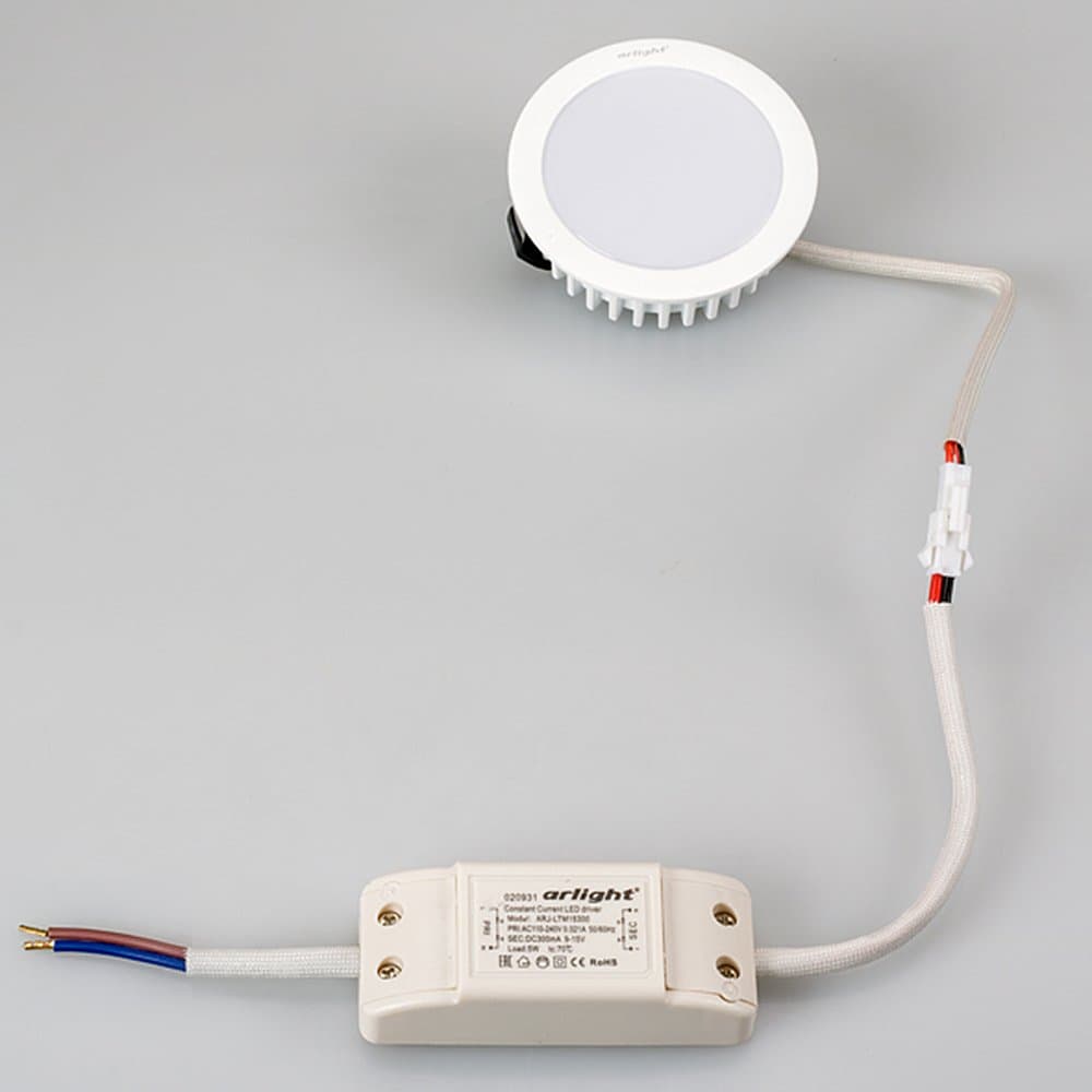 Arlight Светодиодный светильник LTM-R70WH-Frost 4.5W Day White 110deg (IP40 Металл, 3 года) 020770 — миниатюра 5