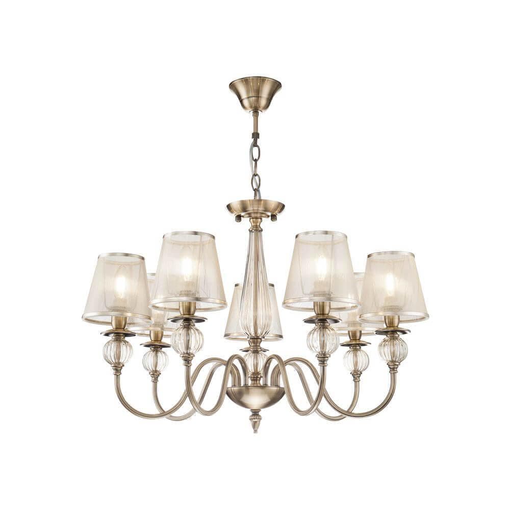 Freya Classic Inessa Бронза Антик Люстра E14 40W FR2685PL-07BZ