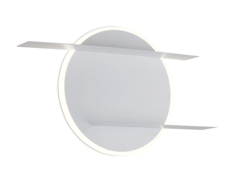 Ambrella Настенный светодиодный светильник с полками FW102 WH/S белый/песок LED 4200K 28W 420*250*120 — миниатюра 1