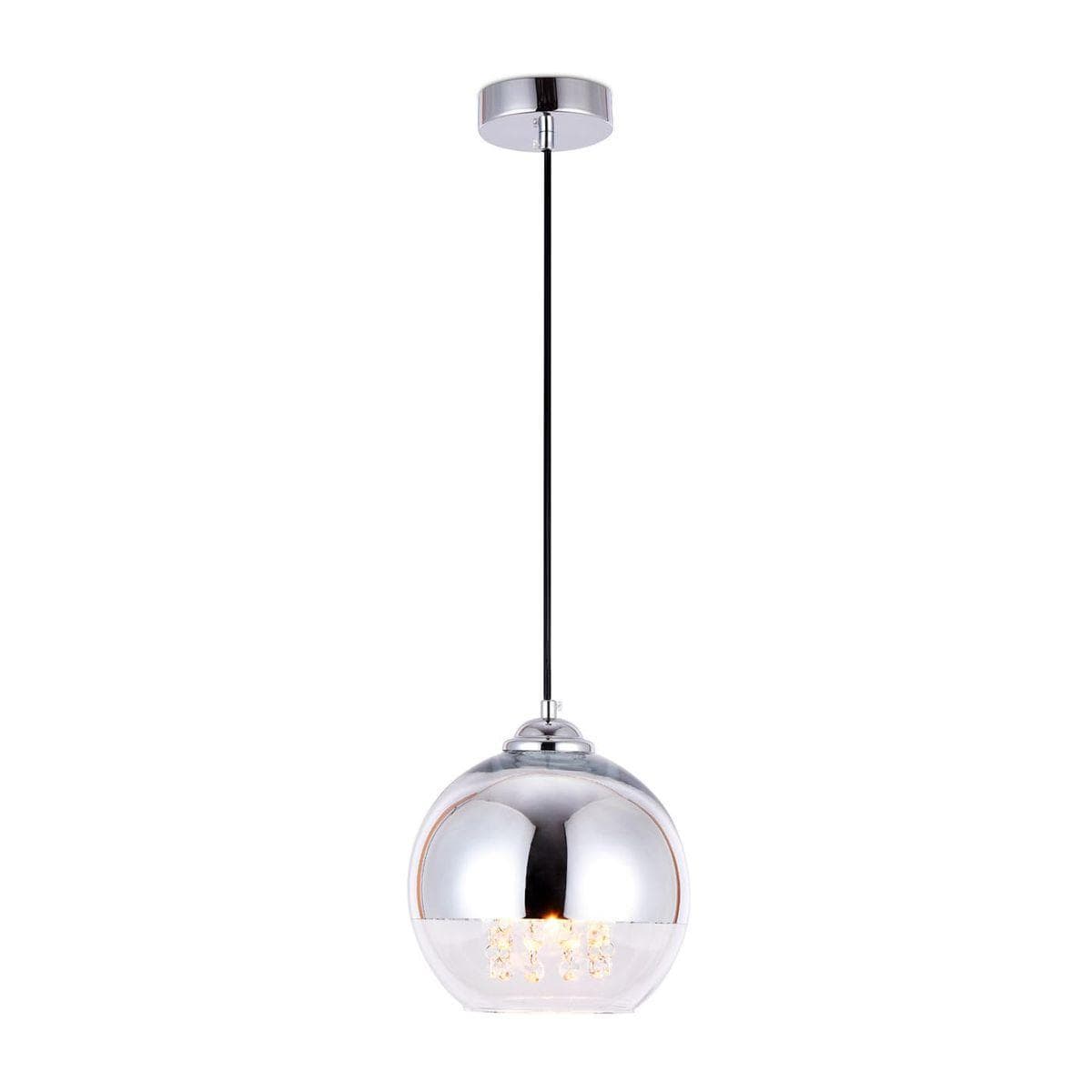 Ambrella Подвесной светильник со сменной лампой TR3601 CH/CL хром/прозрачный E27 max 40W D200*1000 — миниатюра 1