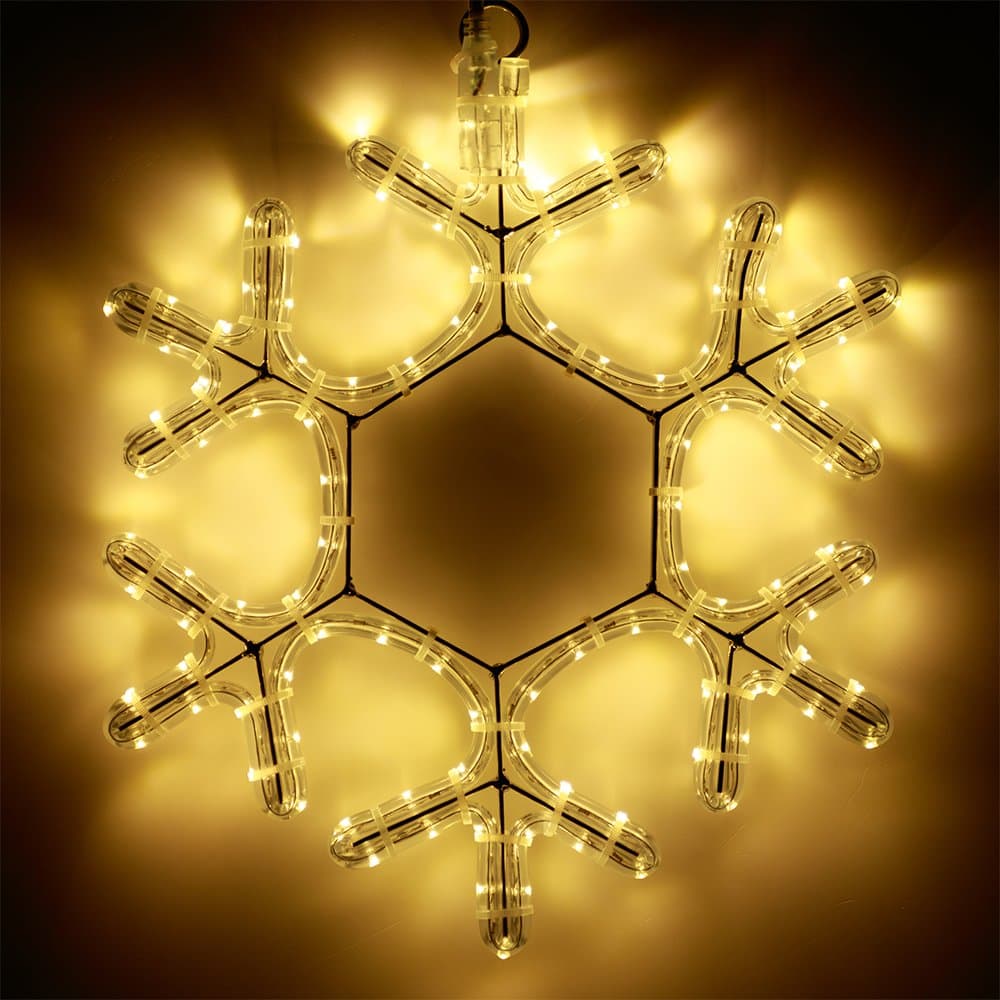 Arlight Фигура ARD-SNOWFLAKE-M7-450x375-126LED Warm (230V, 7.5W) (Ardecoled, IP65) 025315 — миниатюра 1
