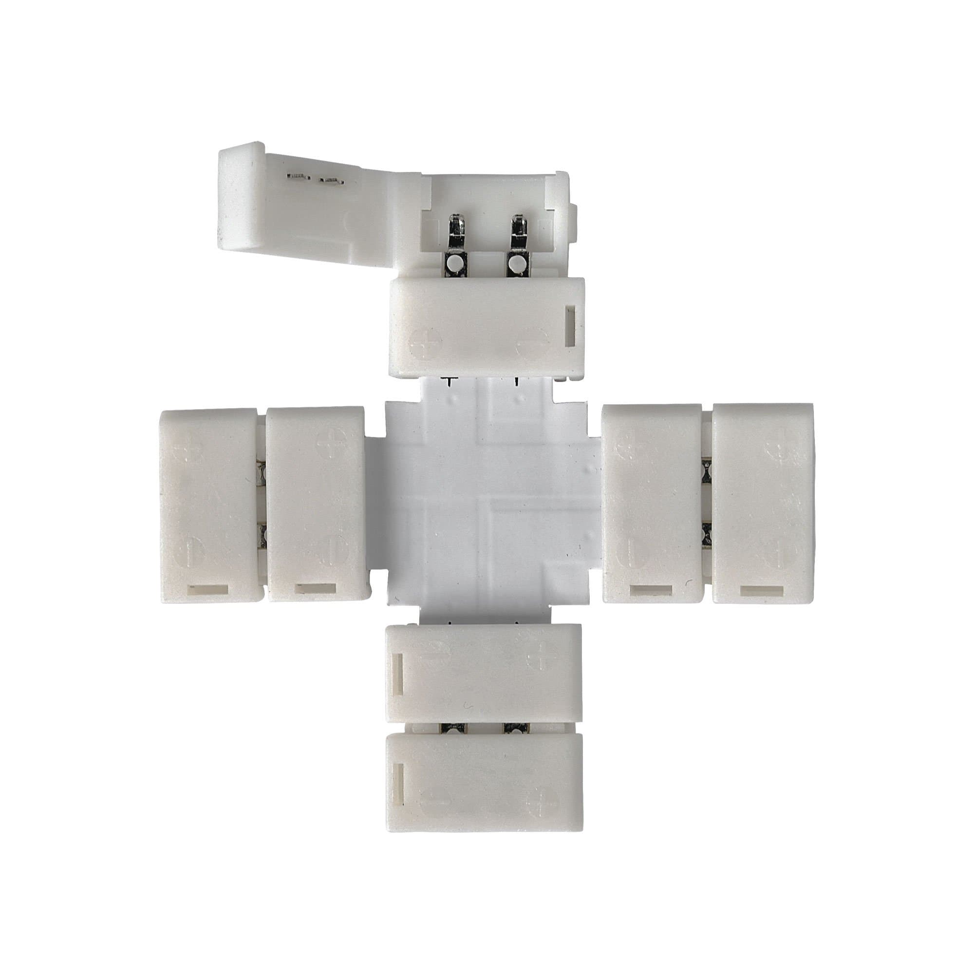 Elektrostandard LED 2X / Соединитель электрический коннектор для 5050 одноцв светодиодной ленты X (5pkt) a038803