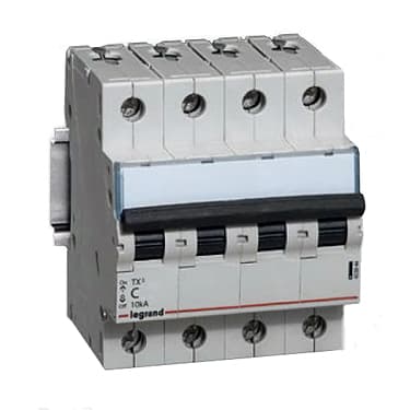 Legrand TX3 Автоматический выключатель 4P 40A (С) 6000/10kA 403962 — миниатюра 2