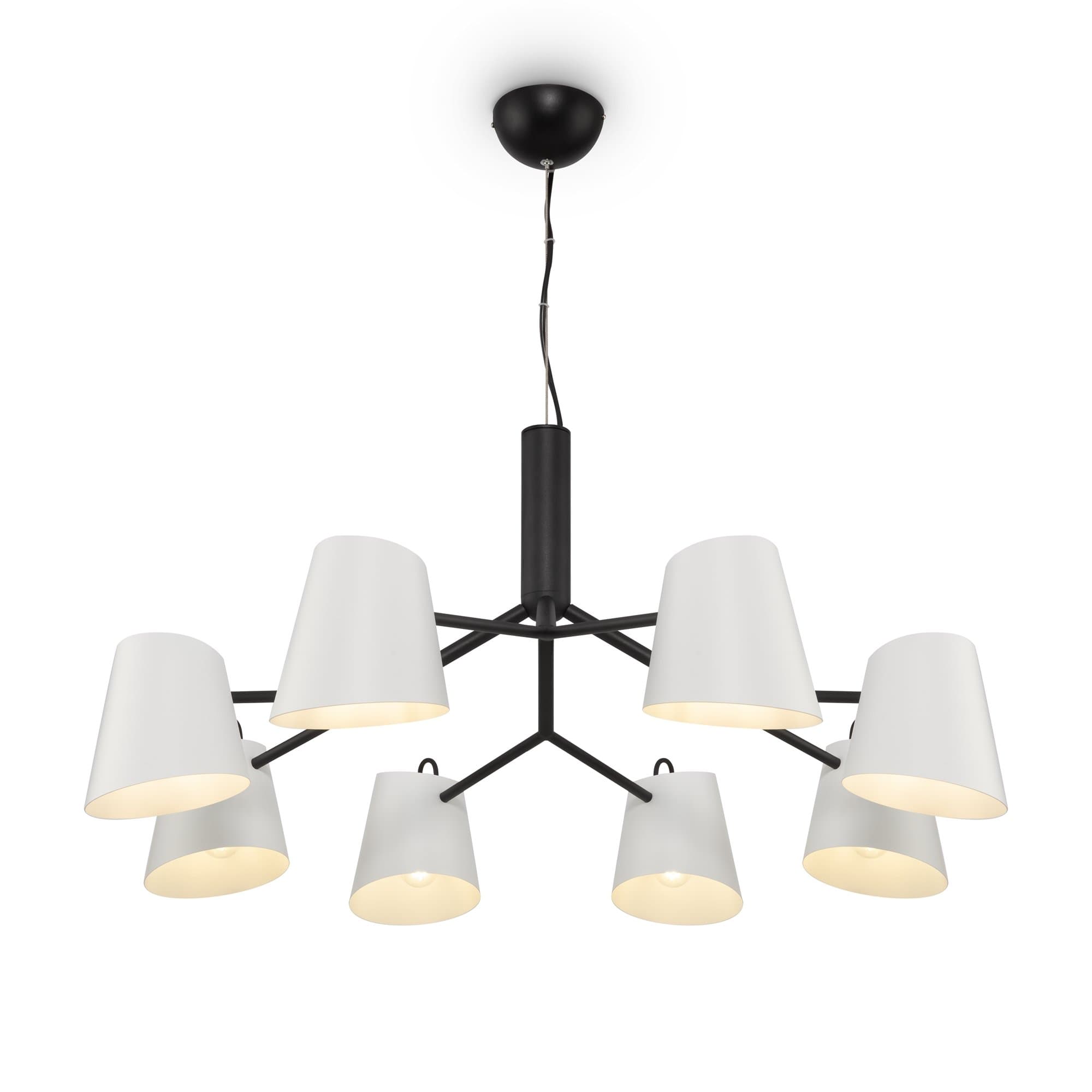 Freya Modern Черный Светильник подвесной FR5127PL-08B — миниатюра 2