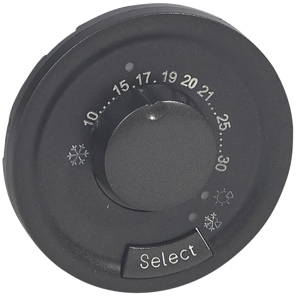 Legrand Celiane2 Графит Накладка термостата (мех. 67400) 067980