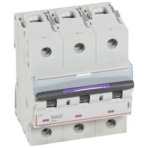 Legrand DX3 Автоматический выключатель 50кА 25А 3P MA 410253 — миниатюра 2