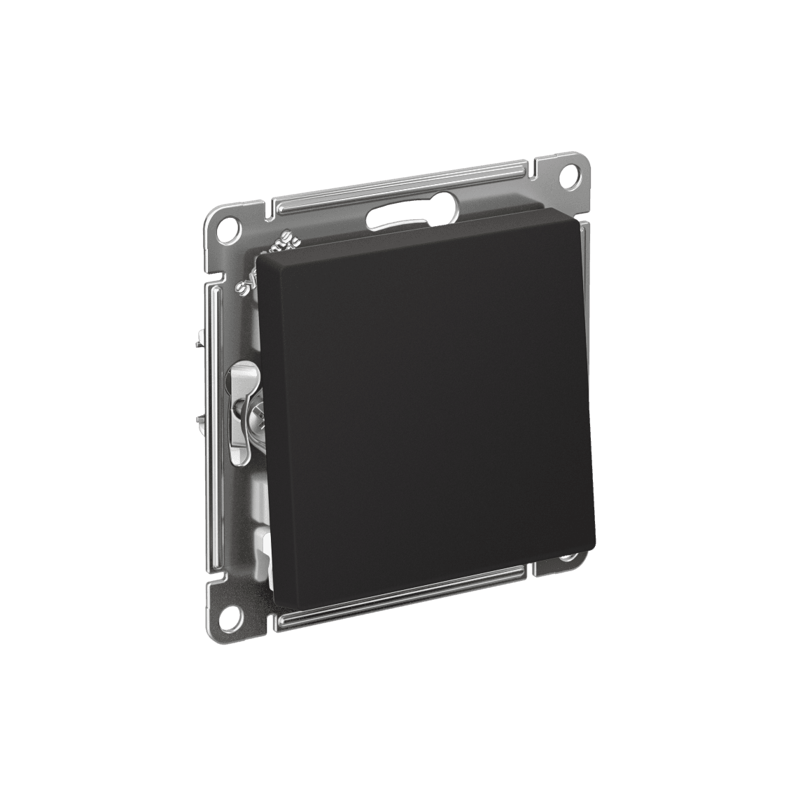 Systeme Electric AtlasDesign Карбон Выключатель 1-клавишный, сх.1, 10АХ, мех., быстрозажим. клем.
