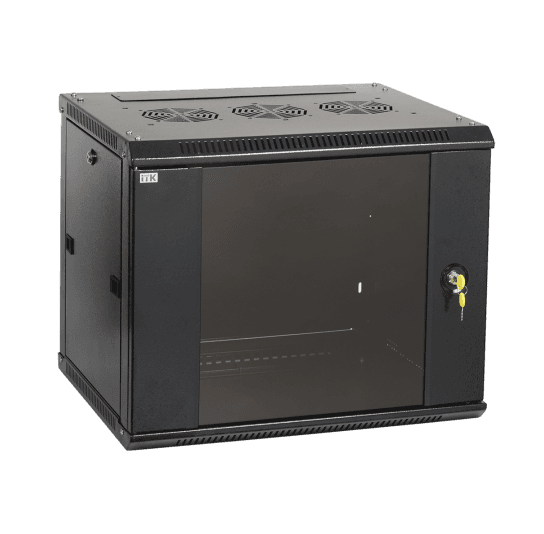 IEK LINEA W ITK Шкаф LINEA W 15U 600x600 мм дверь стекло, RAL9005 LWR5-15U66-GF — миниатюра 2