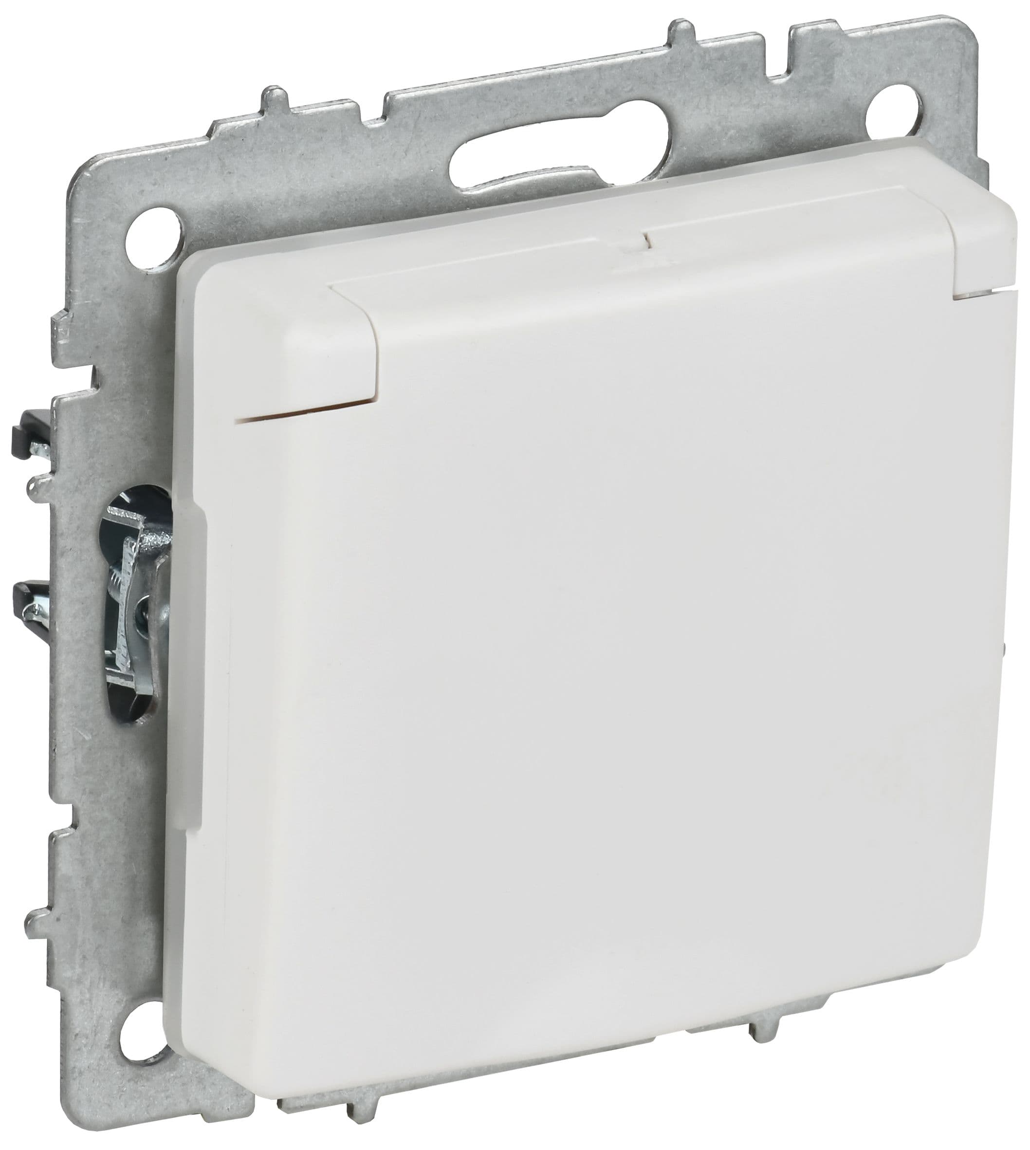 IEK BRITE Роз. с з/к/ш с кр. 16А IP44 РСбш10-3-44-БрАБ а/б — миниатюра 1