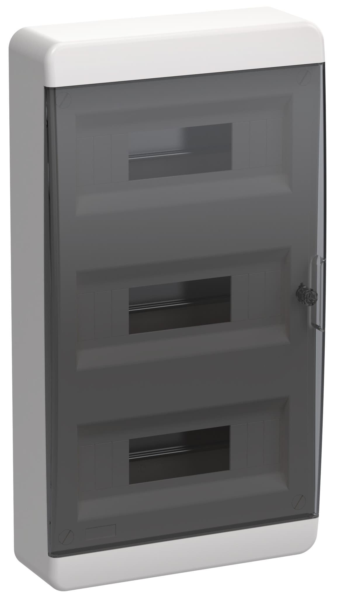 IEK TEKFOR Корпус пласт. ЩРН-П-36 IP41 черн. прозр. дверь
