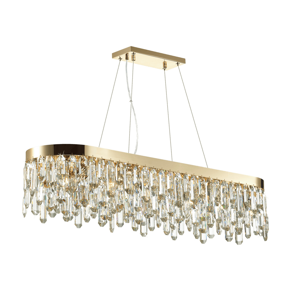 Odeon Light 4986/12 HALL ODL22 385 золотой/хрусталь Люстра E14 12*40W DAKISA — миниатюра 2