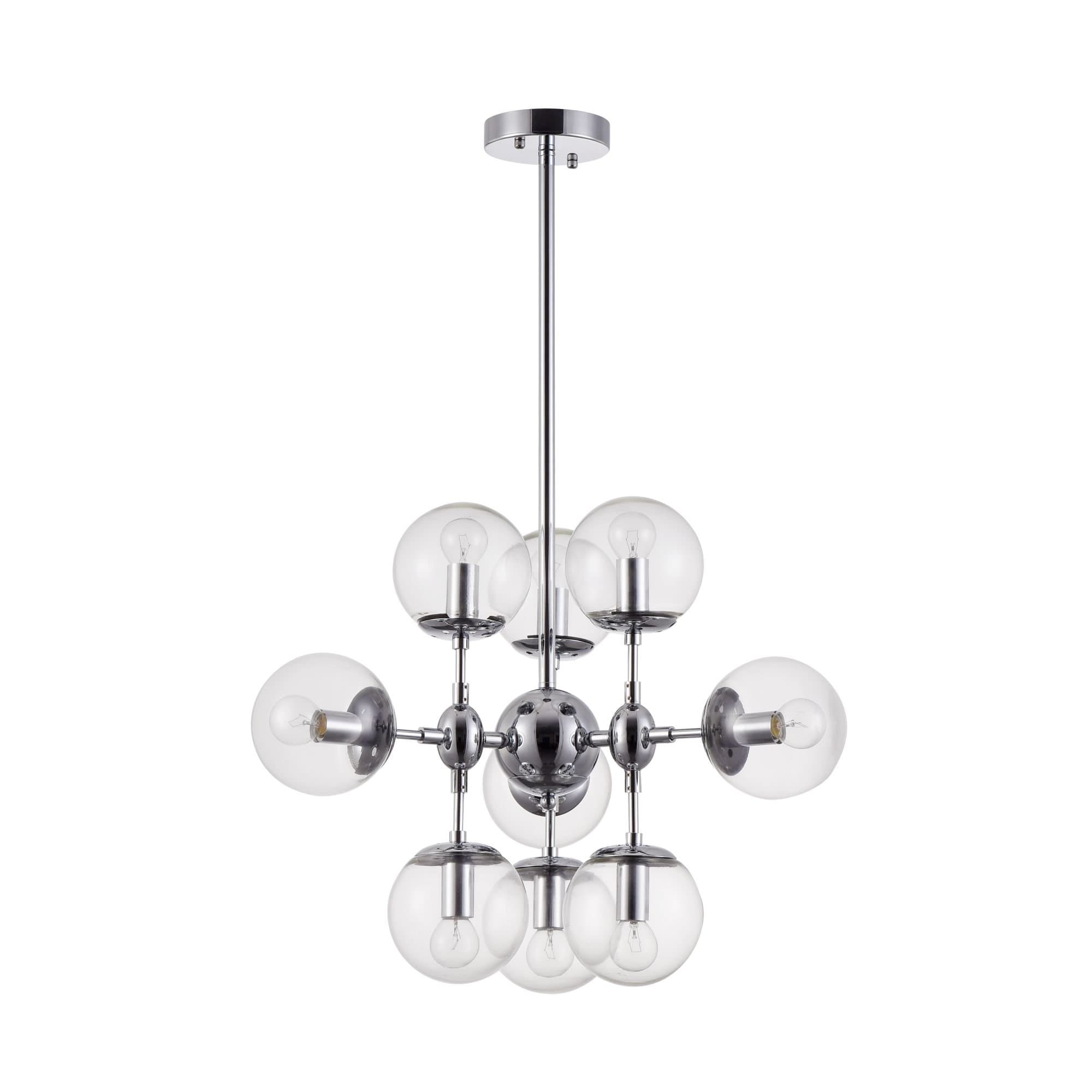 Freya Modern Richard Хром Подвесной светильник E14 60W FR5596PL-09CH — миниатюра 2