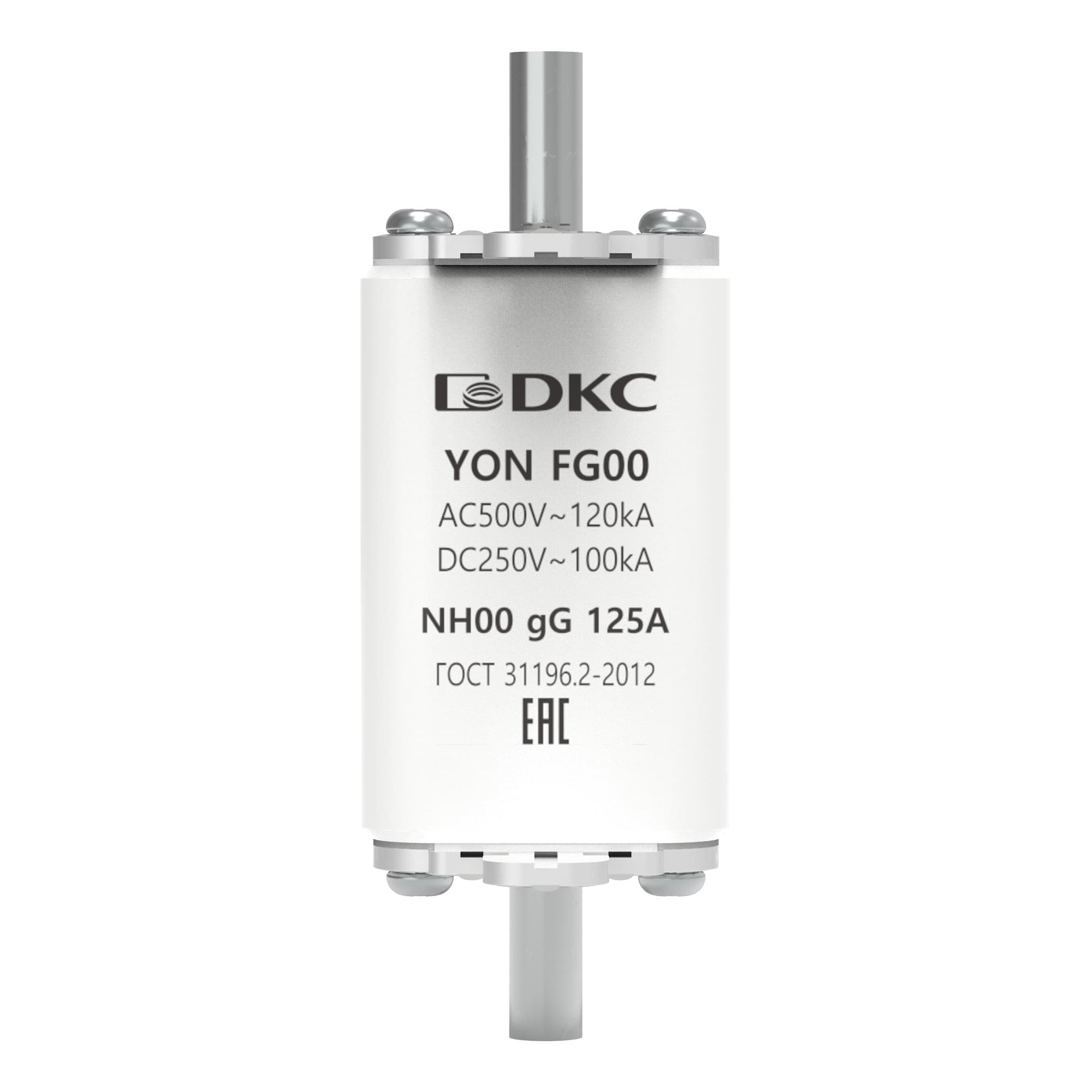 DKC Предохранитель YON ножевого типа FG00 с одинарной индикацией 125А — миниатюра 2