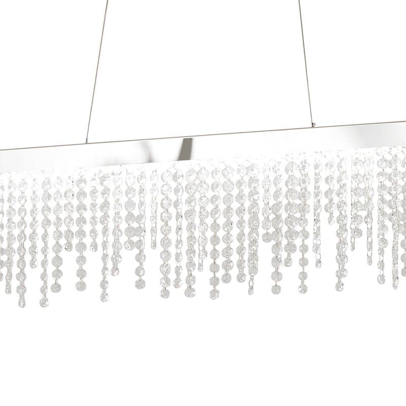 Eglo Подвес LED ANTELAO с димм., 32W(LED), 1150х90, H1500, сталь, хром/хрусталь, прозрачный 39284 — миниатюра 3