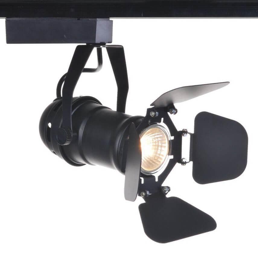 Arte Lamp Track Lights Черный Светильник трековый 1x50W 1xGU10 A5319PL-1BK — миниатюра 2