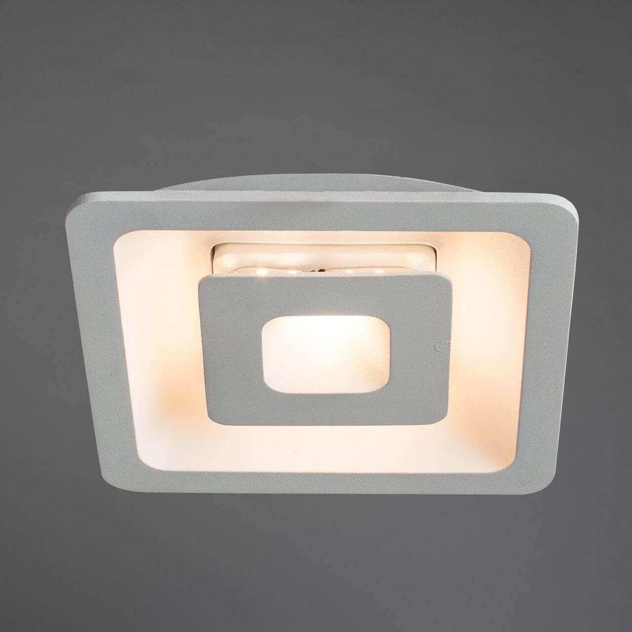 Arte Lamp CANOPO Встраиваемый точечный светильник 3,2*12*12 A7243PL-2WH — миниатюра 3