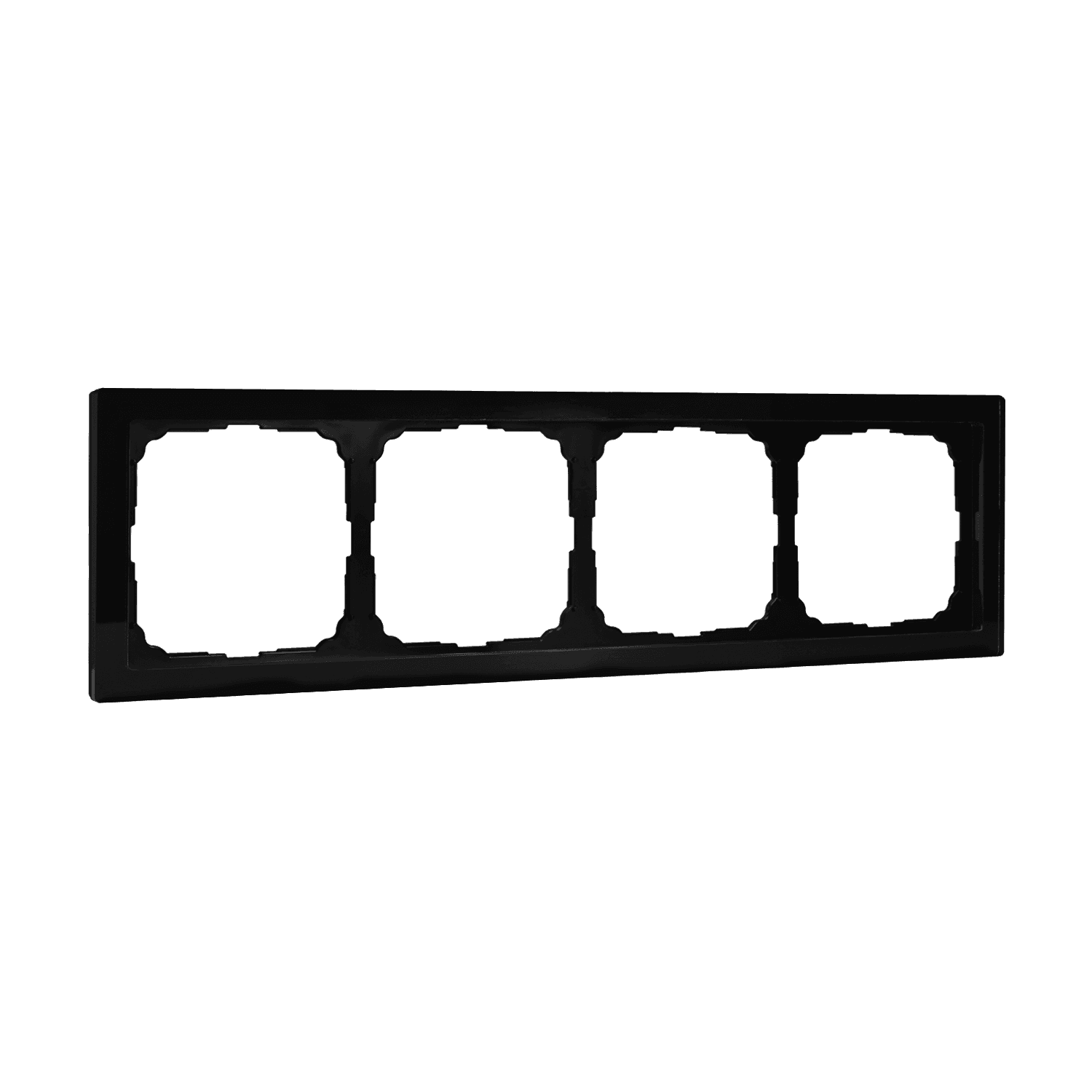 Systeme Electric ArtGallery Pure Органическое стекло Черный Рамка 4-ая