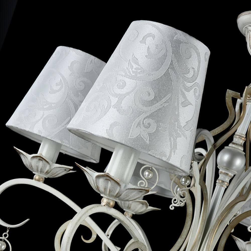 Maytoni Elegant Monile Белый с Золотом Люстра 6xE14 40W ARM004-06-W — миниатюра 10