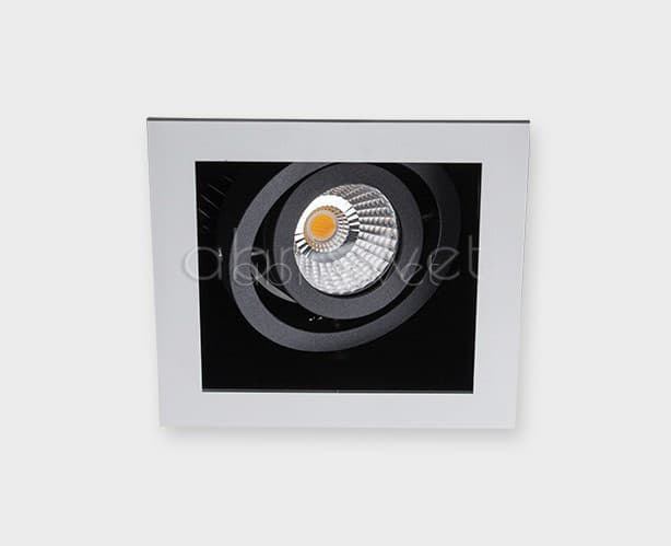 ITALLINE DL 3014 white/black светильник встраиваемый
