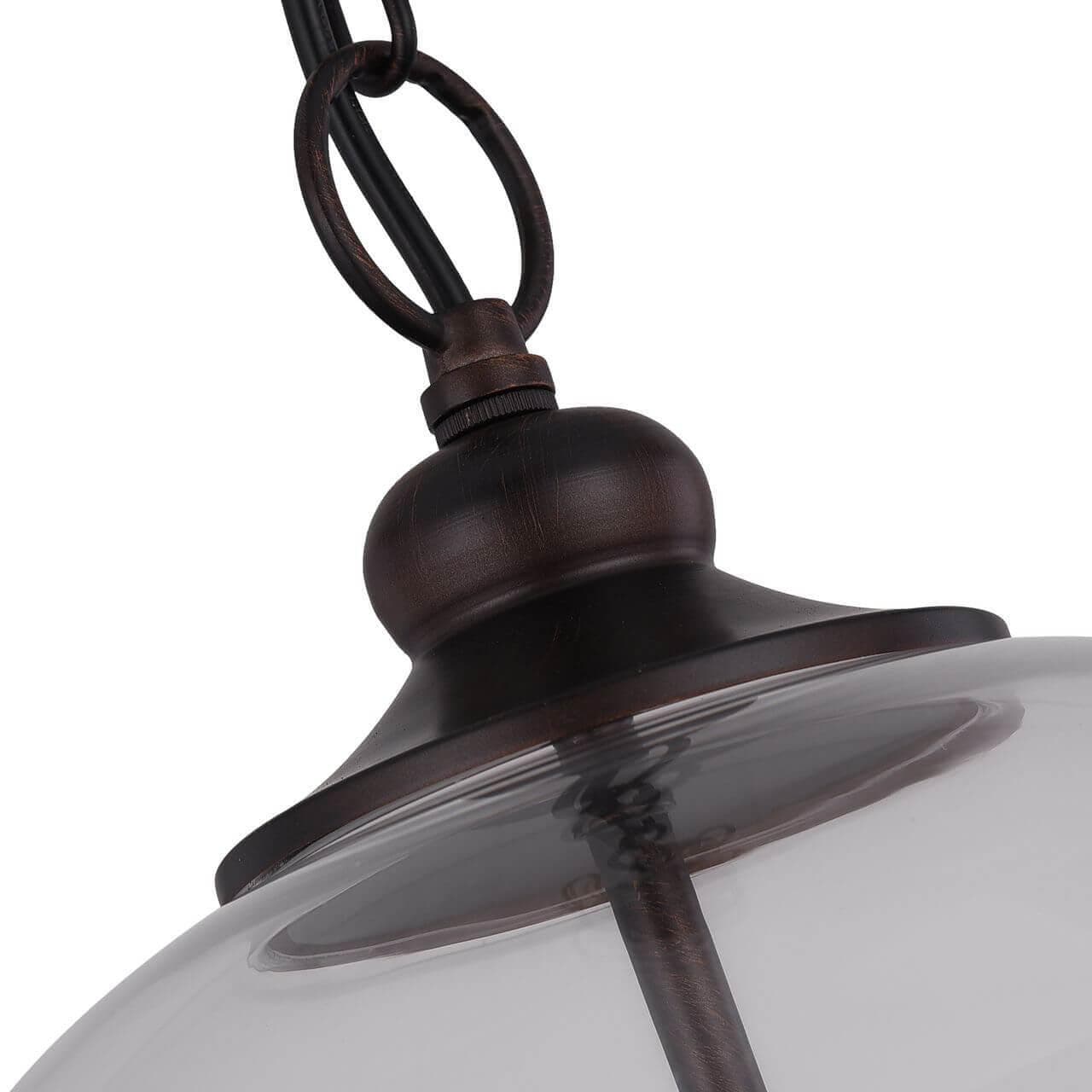 ST LUCE SL362.303.03 Светильник подвесной  Коричневый/Прозрачный E14 3*60W — миниатюра 3