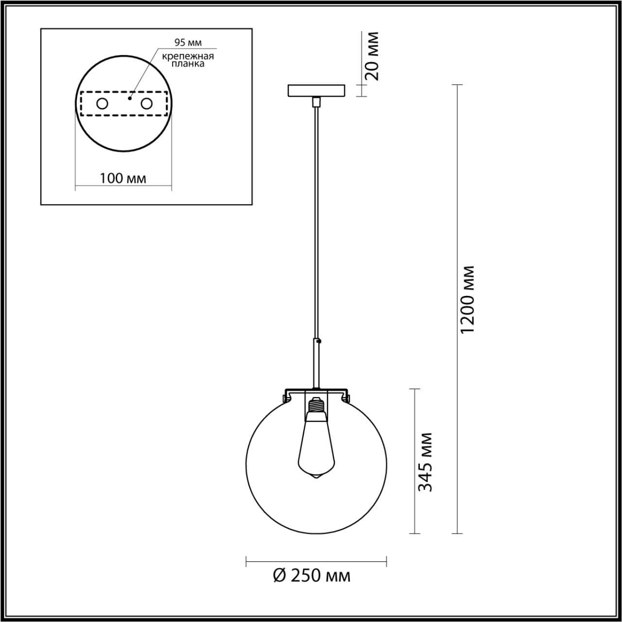 Lumion 4590/1A SUSPENTIONI LN21 никель Подвес E27 60W 220V TREVOR — миниатюра 2