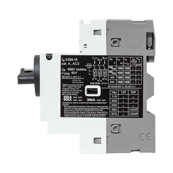 EKF Автомат пуска двигателя GV2P 0,63-1А — миниатюра 6