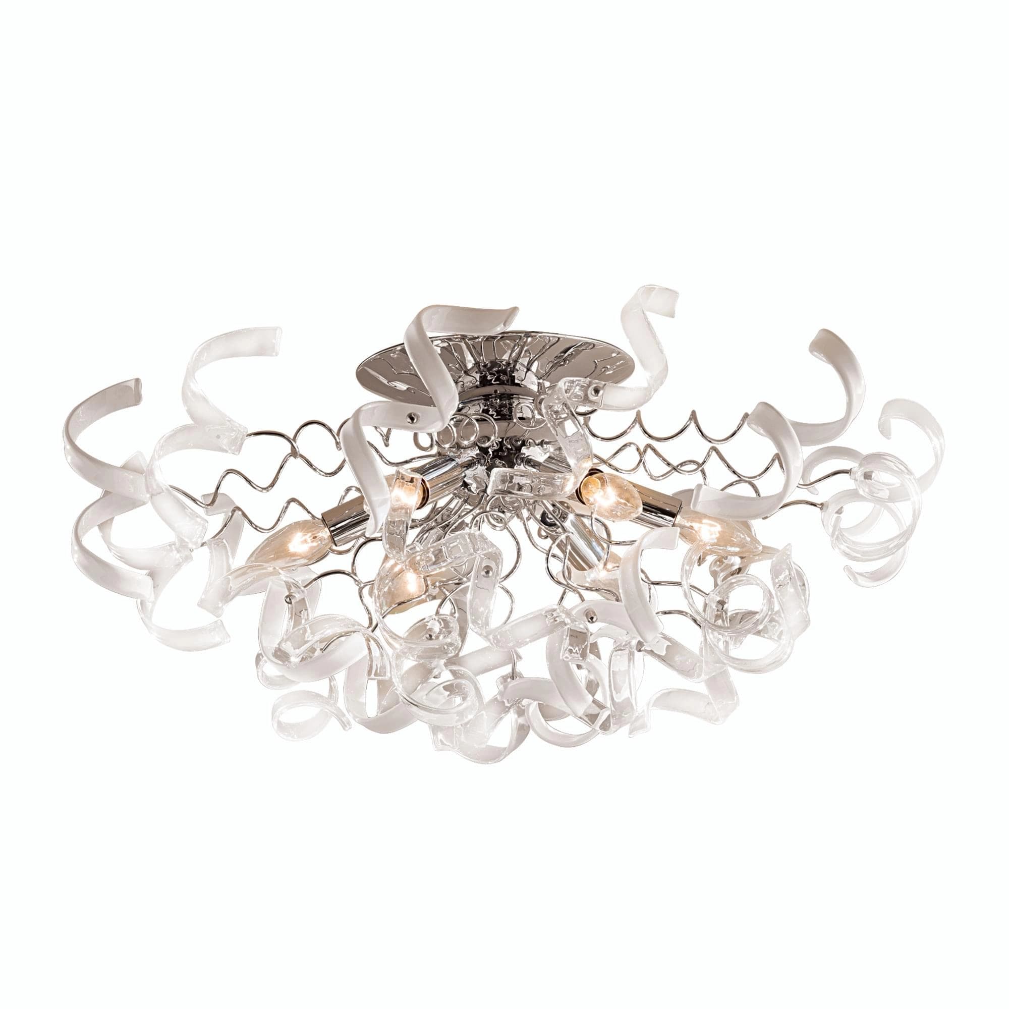 Citilux CL222161 Рандом Хром+Прозр+Бел Светильник Люстра