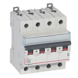 Legrand DX3 Автоматический выключатель 4P 50A (B) 10kA/16kA 409070 — миниатюра 2