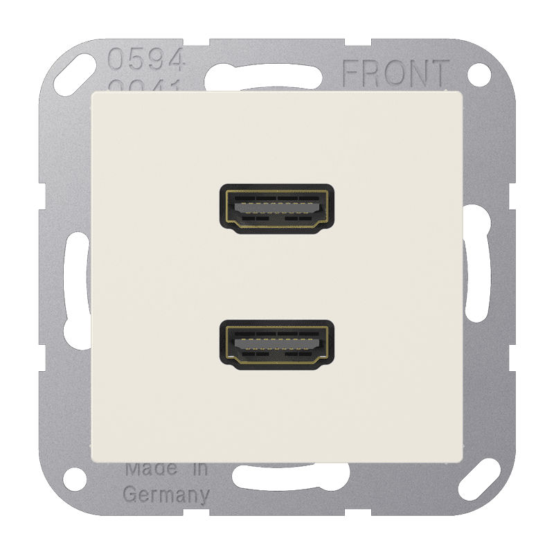 JUNG A 500 Белая Розетка HDMI 2-ая MAA1133