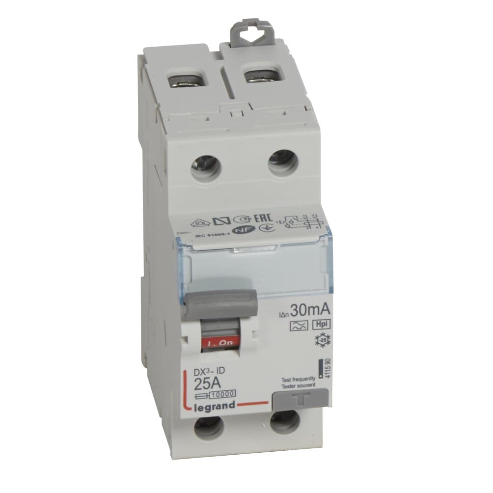 Legrand DX3 УЗО 2P 25А Hpi 30мА 411590 — миниатюра 1