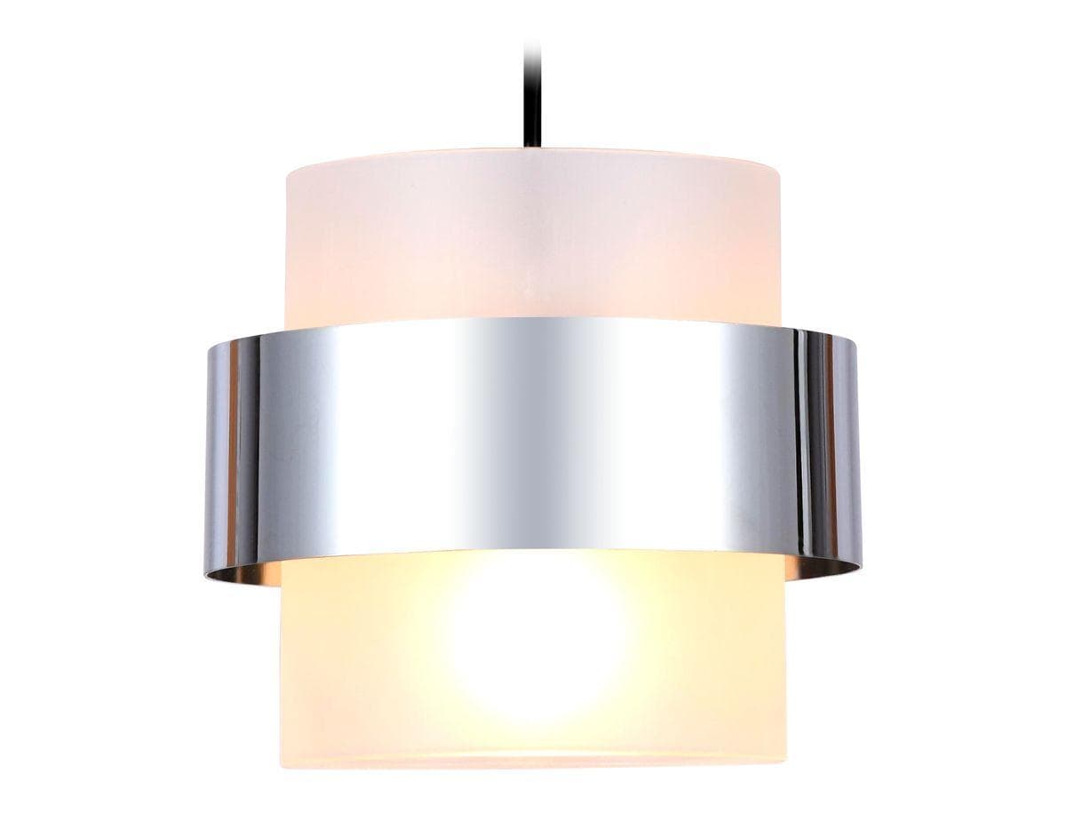Ambrella Подвесной светильник со сменной лампой TR3644 CH/FR хром/матовый E27 max 40W D180*950 — миниатюра 3