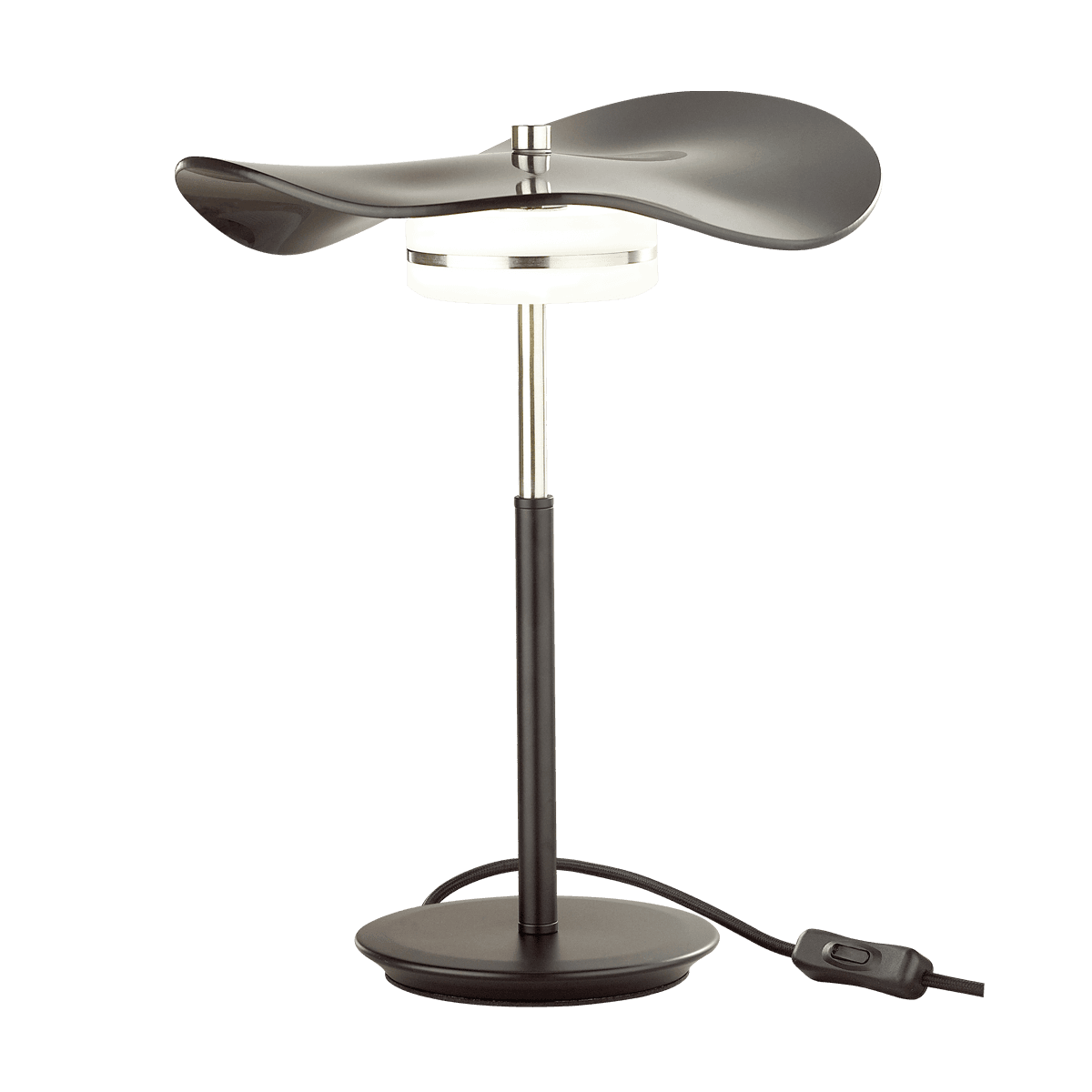 Odeon Light 4859/10TL L-VISION ODL_EX21 никель/черный/стекло Настольная лампа LED 1*13W 4000K FLUENT — миниатюра 2
