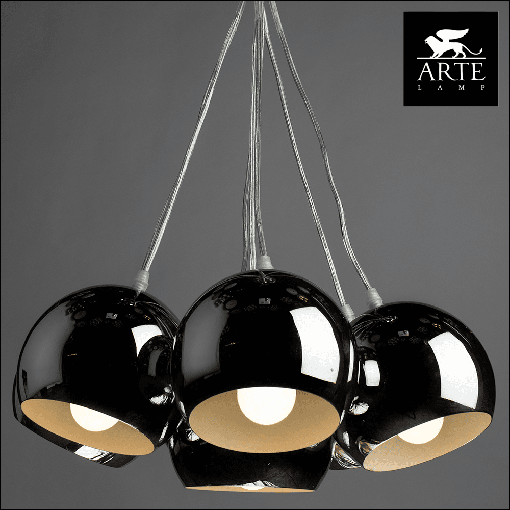 Arte Lamp Rondo Хром Светильник подвесной 40W E27 A8072SP-7CC — миниатюра 2
