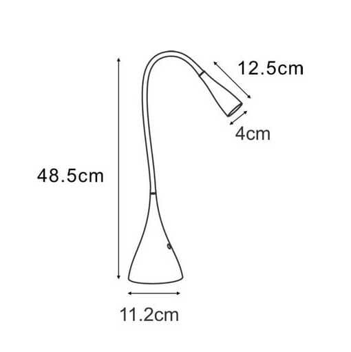 Lucide ZOZY Черный Настольная лампа 18656/03/30 — миниатюра 3