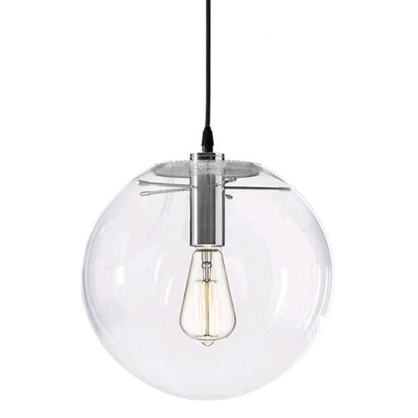 Kink Light 07563-25,21 Подвес Меркурий прозрачный (с хромовыми креплениями) d25 h200 E27 1*40W