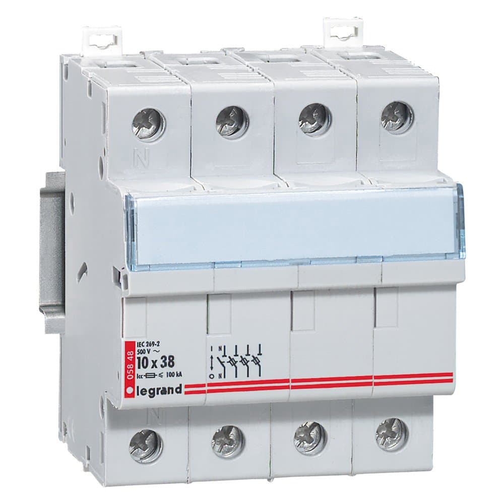 Legrand Держатель плавких вставок 3Р+N 400 В 32А 10х38 005848