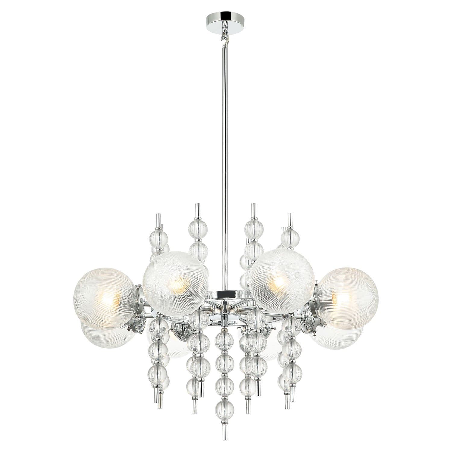 Lussole LOFT Люстра подвесная хром LSP-8528