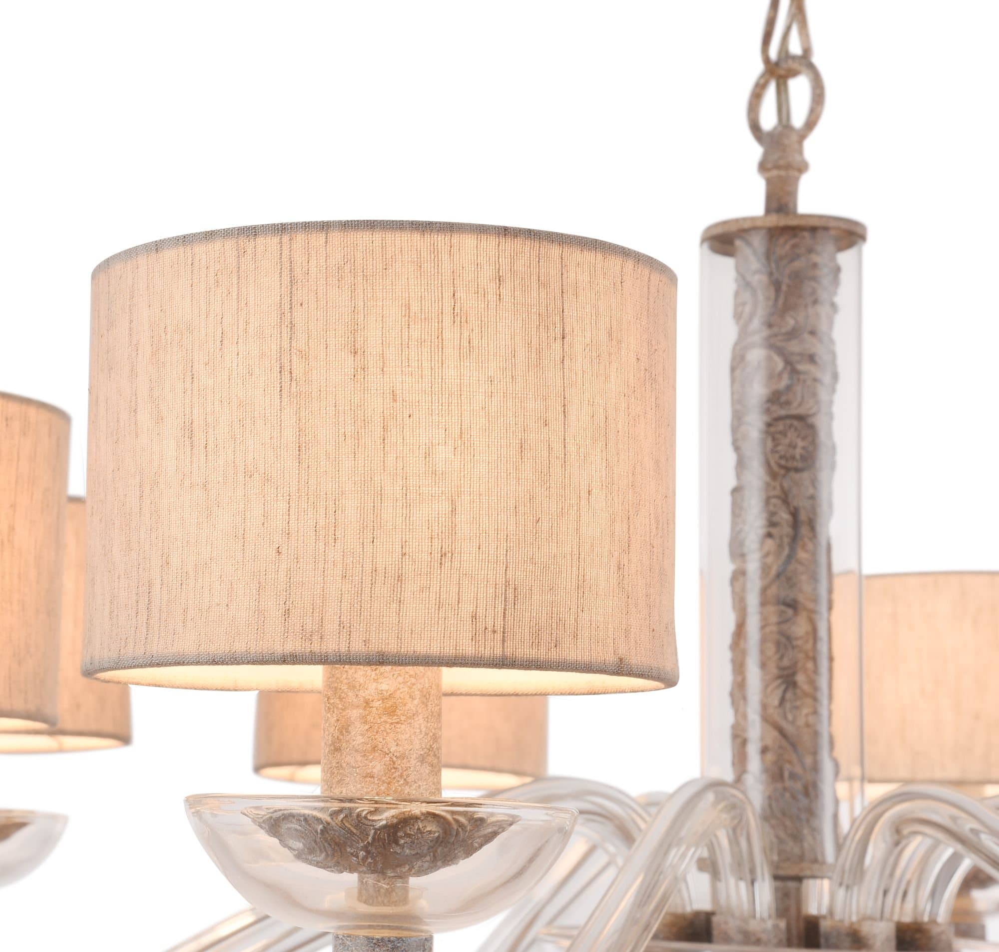 Maytoni Elegant Maryland Серый Люстра 8xE14 40W ARM526PL-08GR — миниатюра 5