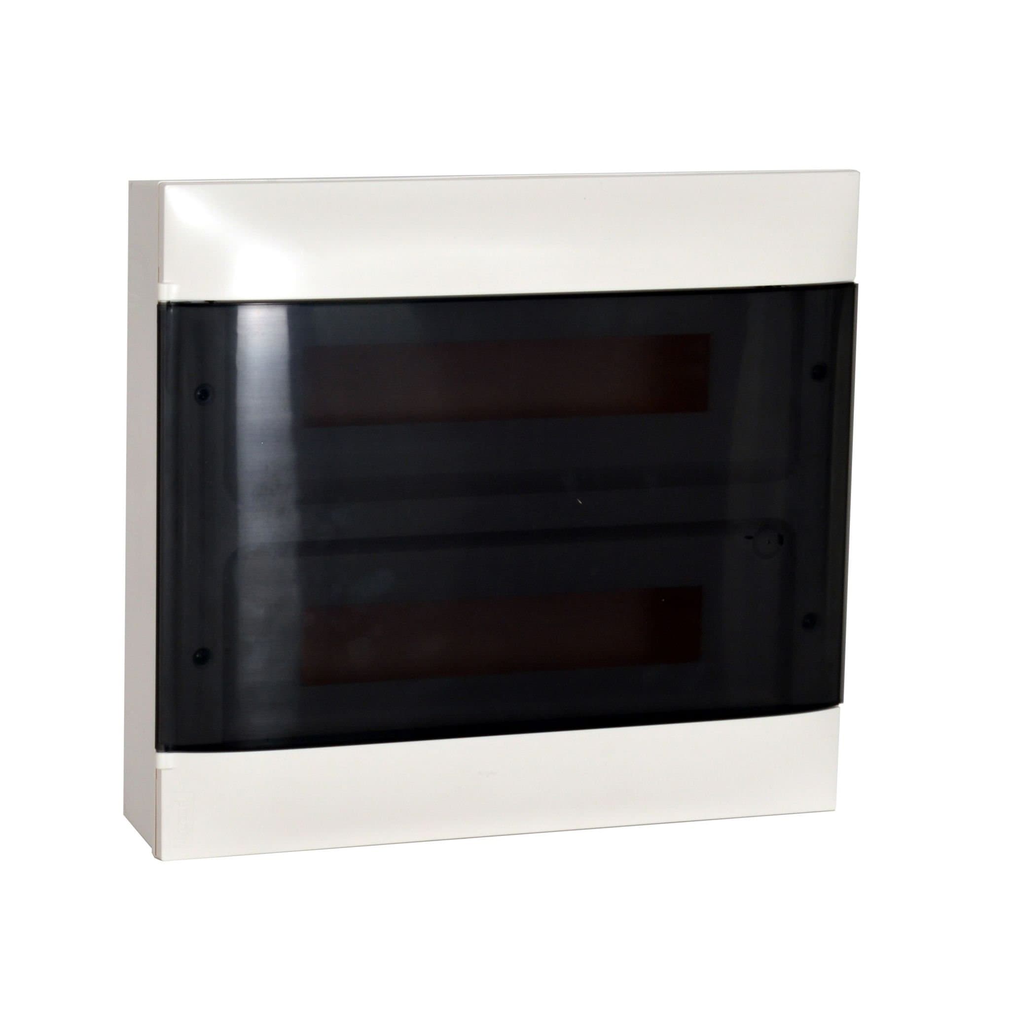 Legrand Practibox S Пластиковый щиток Навесной 2X18 Дымчатая дверь 137617 — миниатюра 3