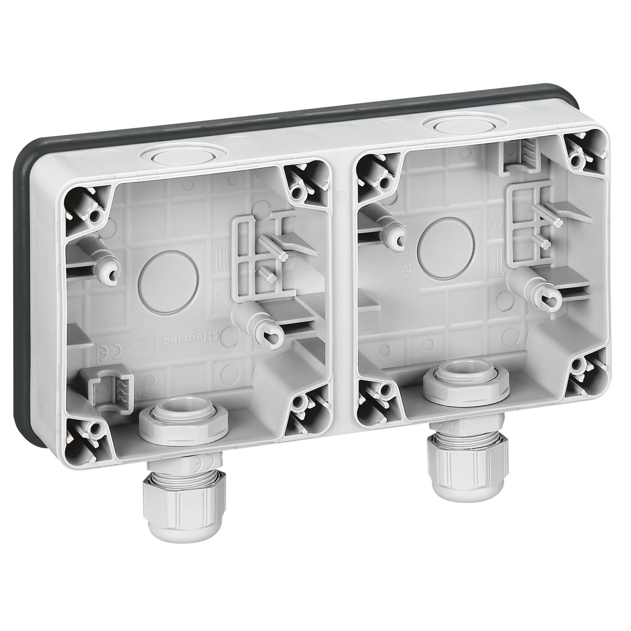 Legrand Plexo Коробка 2 постовая горизонтальная IP66 090493