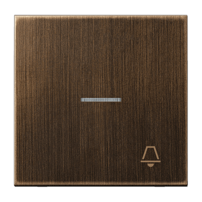 JUNG клавиша  с линзой, латунь Antik ME2990KO5KAT