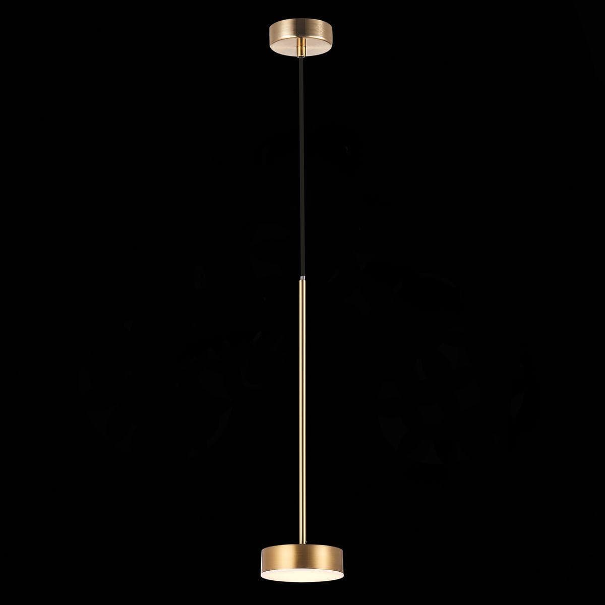 ST Luce SL6000.303.01 Светильник подвесной Латунь/Латунь LED 1*7W 3000K — миниатюра 2
