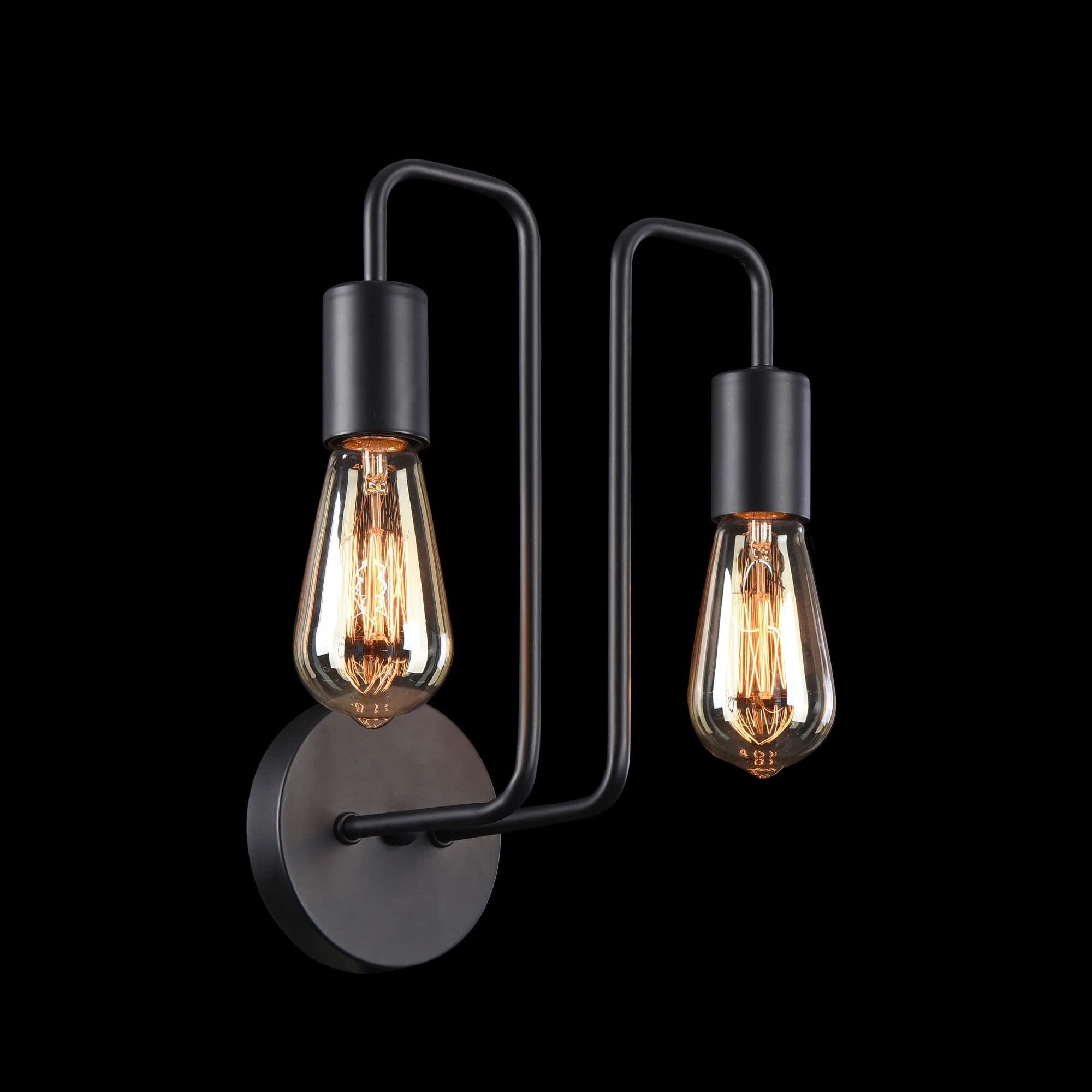 Maytoni Loft Gilbert Черный Бра 2xE27 60W T532WL-02B — миниатюра 2