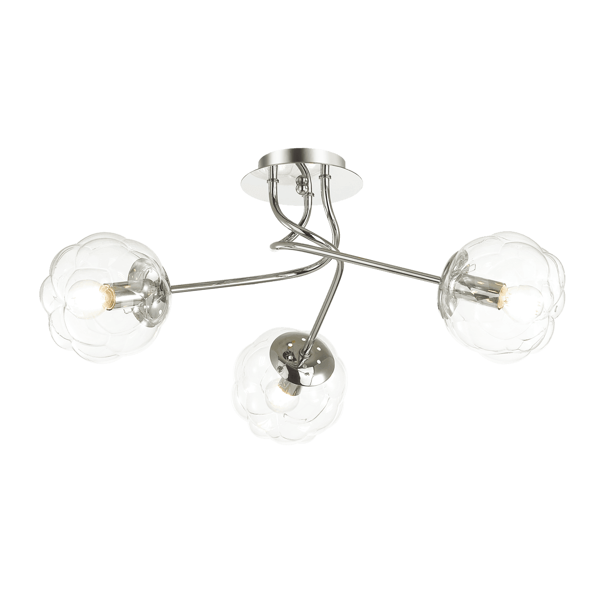 Lumion 4557/3C MODERNI LN21 хром Люстра потолочная E14 3*40W 220V BREANA — миниатюра 2
