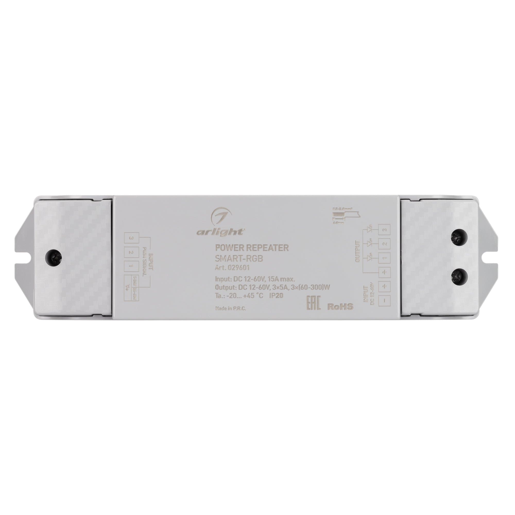 Arlight Усилитель SMART-RGB (12-60V, 3x5A) (-) 029601 — миниатюра 3