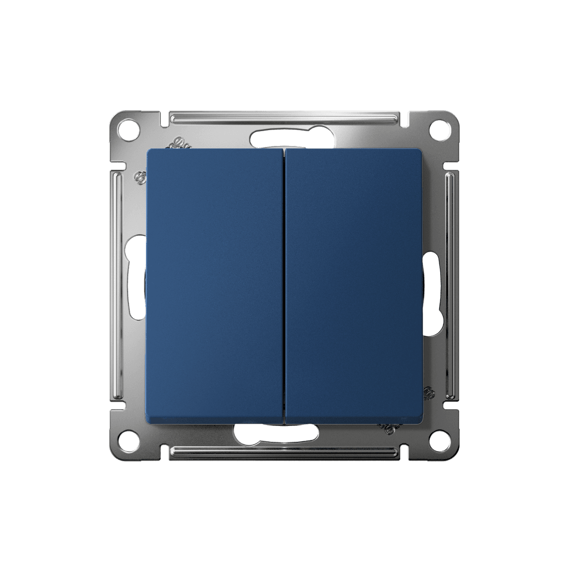 Systeme Electric AtlasDesign Аквамарин Выключатель 2-клавишный, сх.5, 10АХ, мех., быстрозажим. клем. — миниатюра 4
