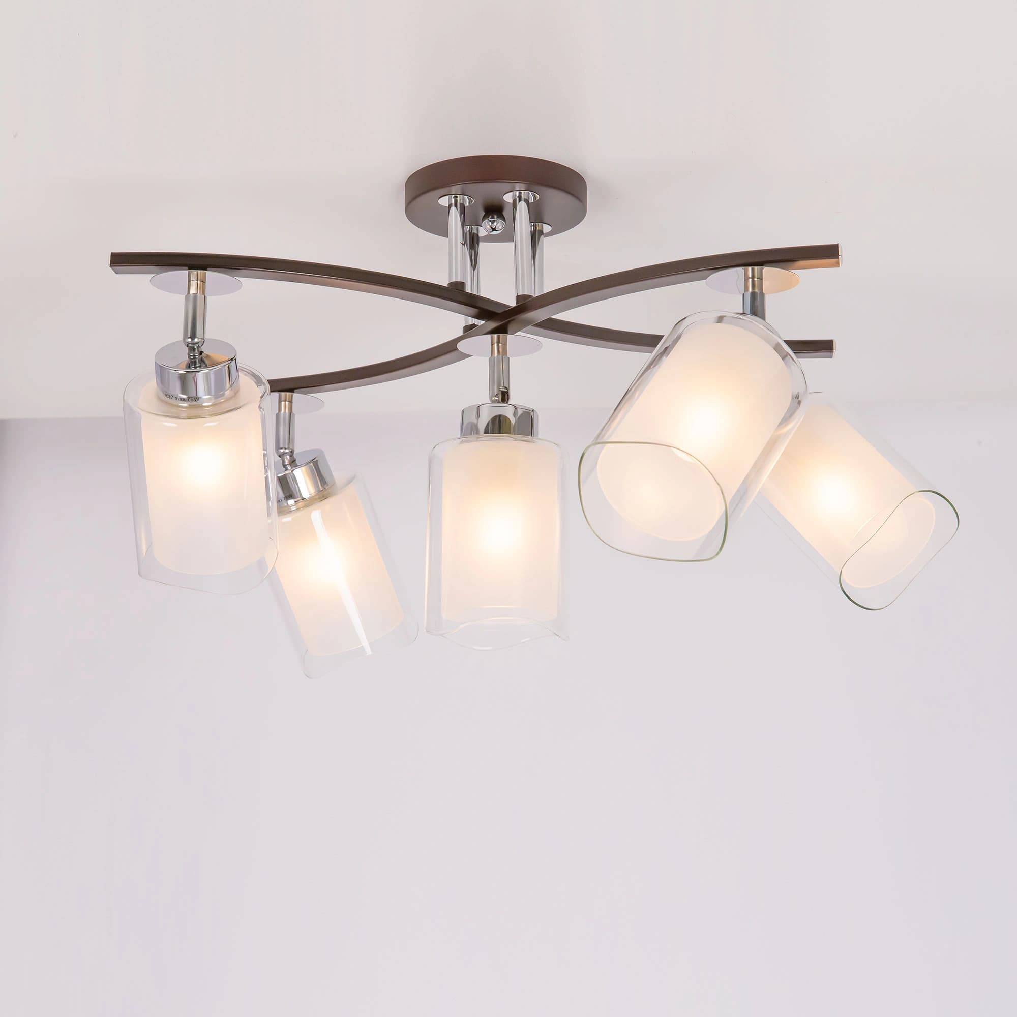 Citilux CL156152 Фортуна Венге+Хром Люстра — миниатюра 3