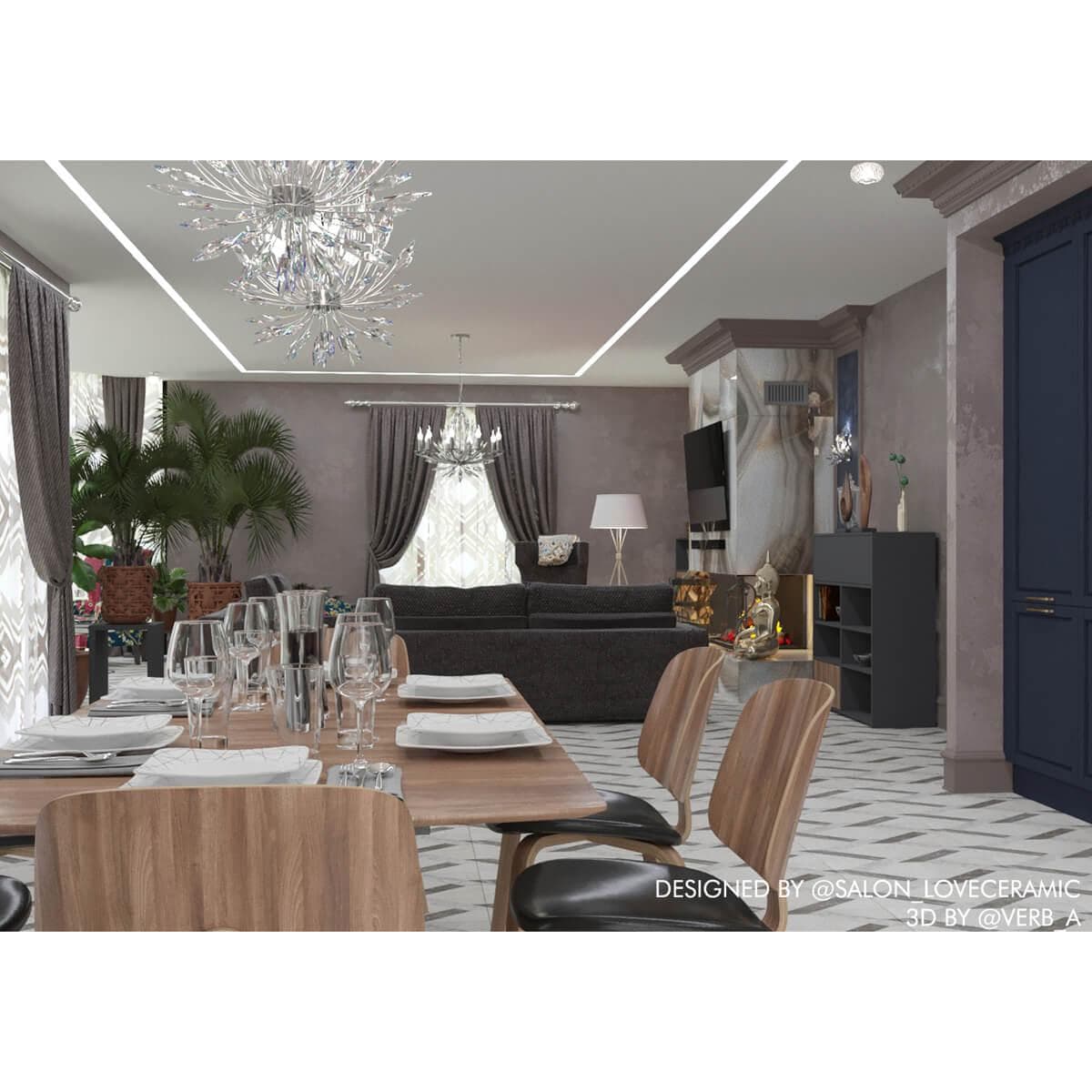 Favourite Feerie Серебро Люстра 5*E14*40W 1932-5P — миниатюра 3